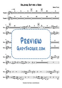 Bonnie Tyler - Holding Out for a Hero - Trumpet