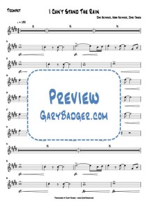 Dan Skinner, Adam Skinner, Dave James - Can't Stand the Rain - Trumpet