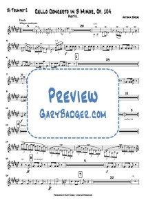 Dvorak - Cello Concerto in B Minor, Op.104 III - Bb Trumpet 2