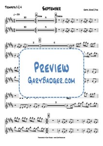 Earth Wind & Fire - September - Trumpets 3&4