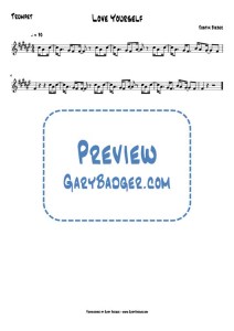 Justin Bieber - Love Yourself - Trumpet Solo