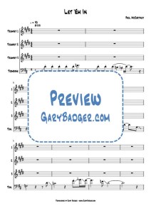 Paul McCartney - Let 'Em In - Trumpet Trombone