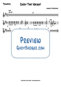 The Beatles - Carry That Weight - Trumpets