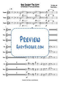 The Blues Brothers - She Caught the Katy - Trumpet Tenor Sax