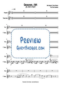 The Four Seasons - December, 1963 (Oh, What A Night) - Trumpet Tenor Sax