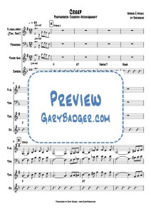 Postmodern Jukebox - Creep - Trombone Tenor Sax Chords. Transcribed by Gary Badger - www.GaryBadger.com