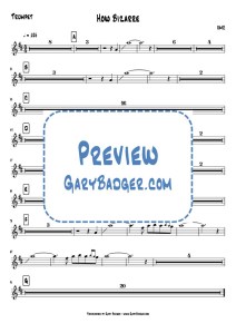 OMC - How Bizarre - Trumpet chart. Transcribed by Gary Badger - www.GaryBadger.com