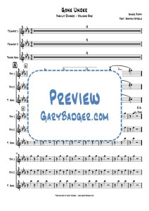 Snark Puppy - Gone Under - Trumpets Tenor Sax. Transcribed by Gary Badger - www.GaryBadger.com