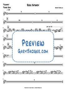 Aretha Franklin - Rock Steady - Trumpet - Tenor Sax. Transcribed by Gary Badger - www.GaryBadger.com