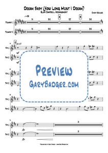 Glen Campbell - Dream Baby (How Long Must I Dream) - Trumpet. Transcribed by Gary Badger - www.GaryBadger.com