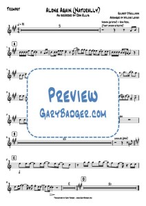 Don Ellis - Alone Again (Naturally) - Score & Parts. Transcribed by Gary Badger - www.GaryBadger.com
