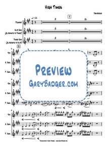 Jamiroquai - High Times - Trumpet Sax. Transcribed by Gary Badger - www.GaryBadger.com