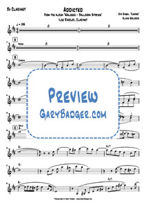 Waldeck - Addicted - Clarinet chart. Transcribed by Gary Badger - www.GaryBadger.com